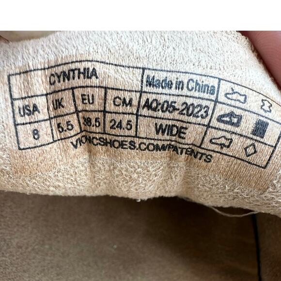 Vionic Charm Cynthia Womens Size 8 Wide Loafers Cream Slip On Comfort Shoes - Picture 11 of 13